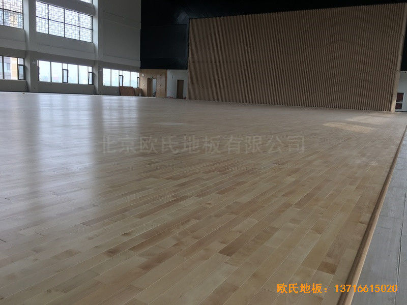 山西交城新天源藥業(yè)體育館運動地板鋪裝案例4