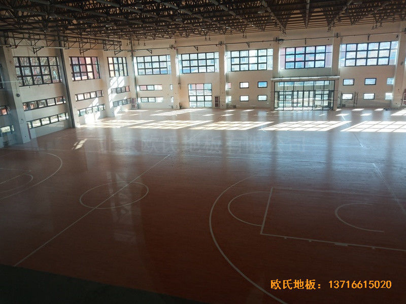 內(nèi)蒙全民健身活動中心運動地板安裝案例5