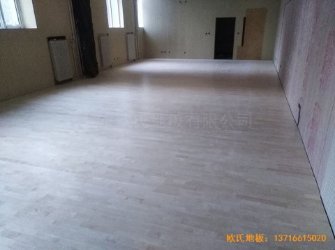 北京朝陽運(yùn)動(dòng)館體育地板鋪設(shè)案例